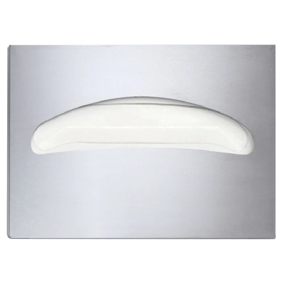Alpine Industries ALP483 15-3/4 Inch Wall-Mounted Toilet Seat Cover Dispenser Stainless Steel Brushed Finish