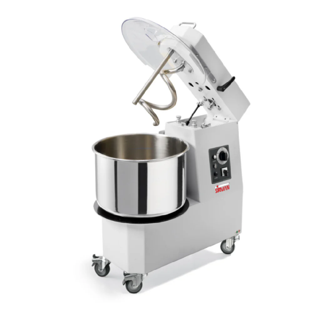 Sirman 40875766 HERCULES 50 TA Timer Spiral Dough Mixer 55 Qt. Removable Stainless Steel Bowl Sirman 40875766 HERCULES 50 TA Timer Spiral Dough Mixer 55 Qt. Removable Stainless Steel Bowl