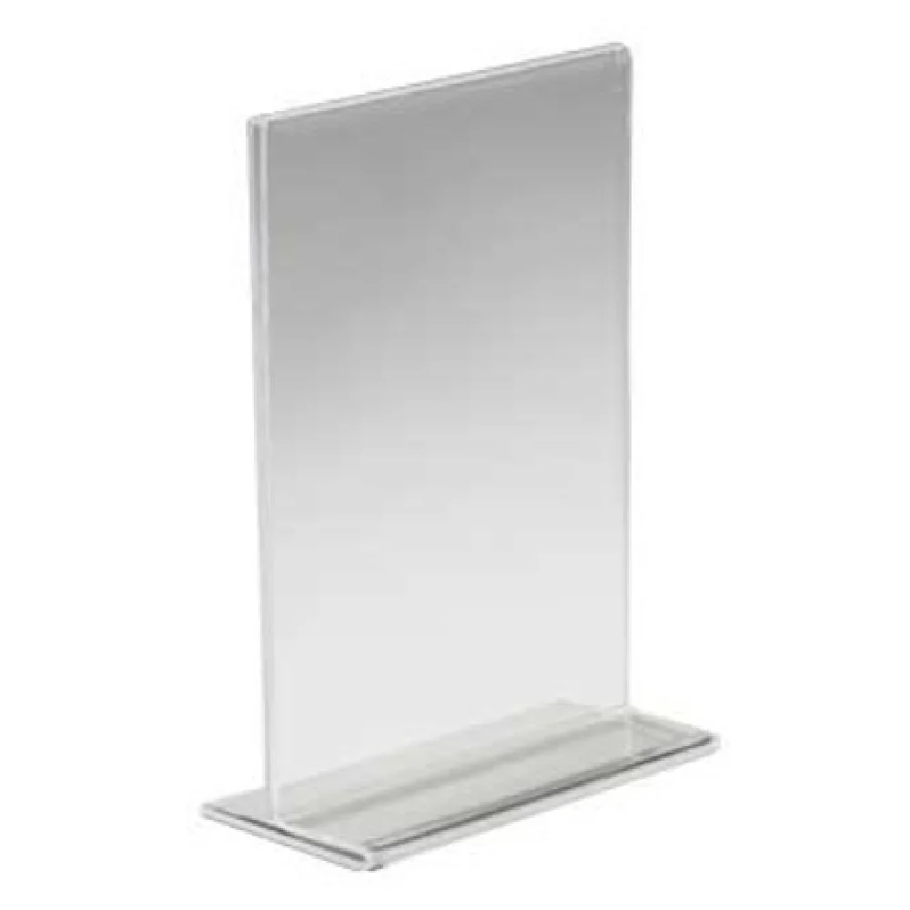 Cal Mil 580 5 Inch Clear Acrylic Upright Menu Card Holder for 7 Inch Signs Cal Mil 580 5 Inch Clear Acrylic Upright Menu Card Holder for 7 Inch Signs