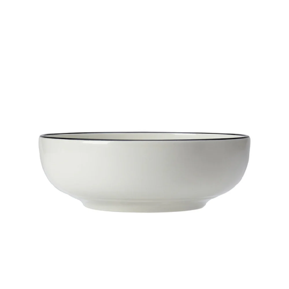 Steelite 12060484 36 Oz Bowl Round Alumina Vitrified Black - 12 Packs