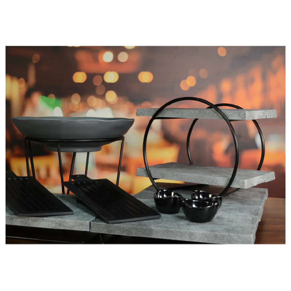 BauscherHepp TB3500 11-1/4Inch Round Display Riser Steel with Black Finish BauscherHepp TB3500 11-1/4Inch Round Display Riser Steel with Black Finish