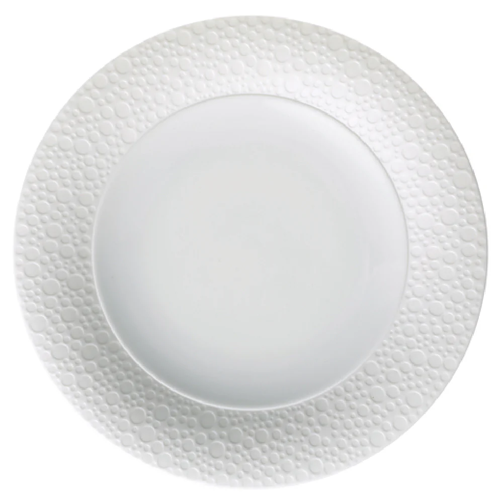 1880 Hospitality R4920000155 11 Inch Porcelain Plate Round Smooth Glazed Center