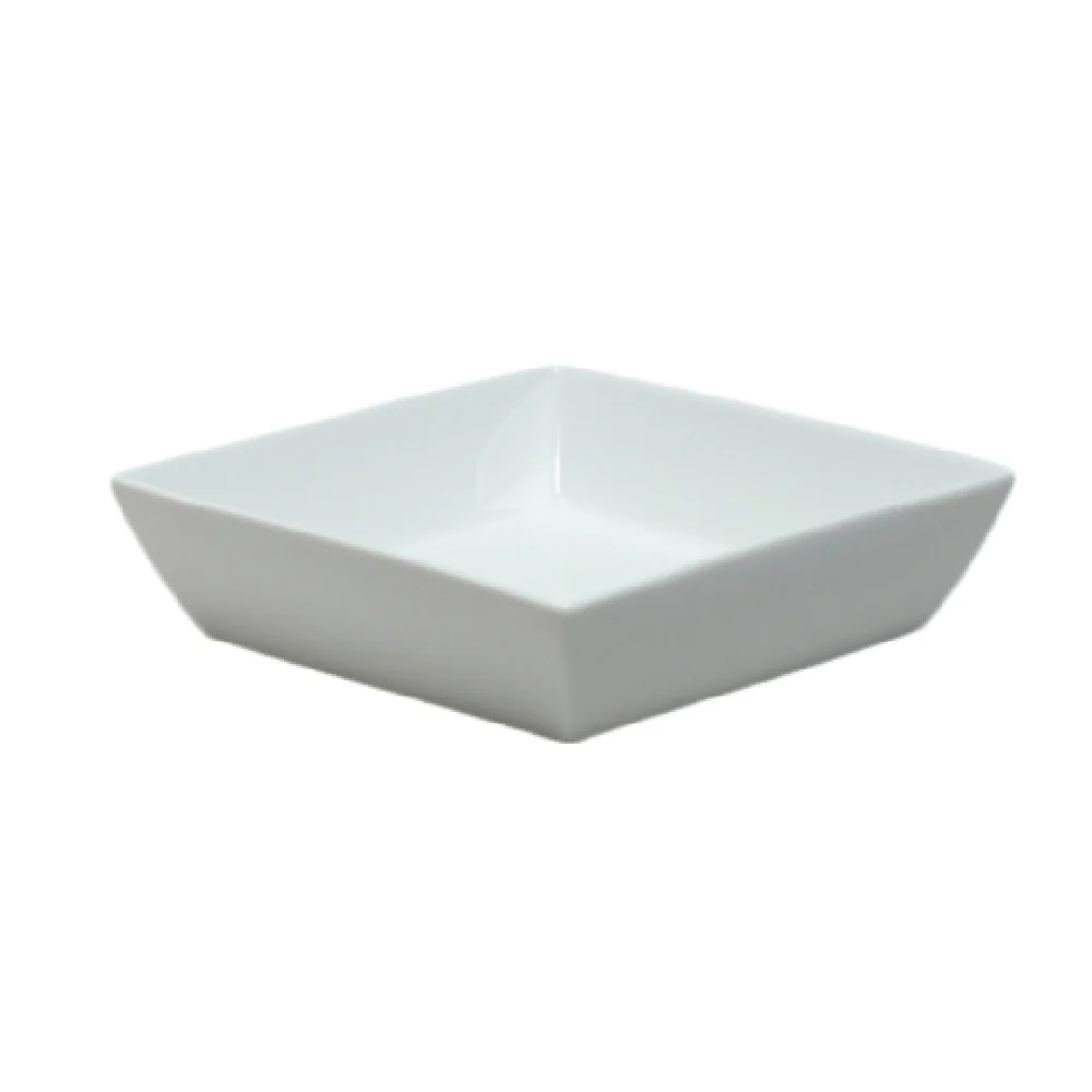 Steelite 6301P330 23.5 Oz Square Salad Bowl With Porcelain Cool Blue-White Finish Steelite 6301P330 23.5 Oz Square Salad Bowl With Porcelain Cool Blue-White Finish