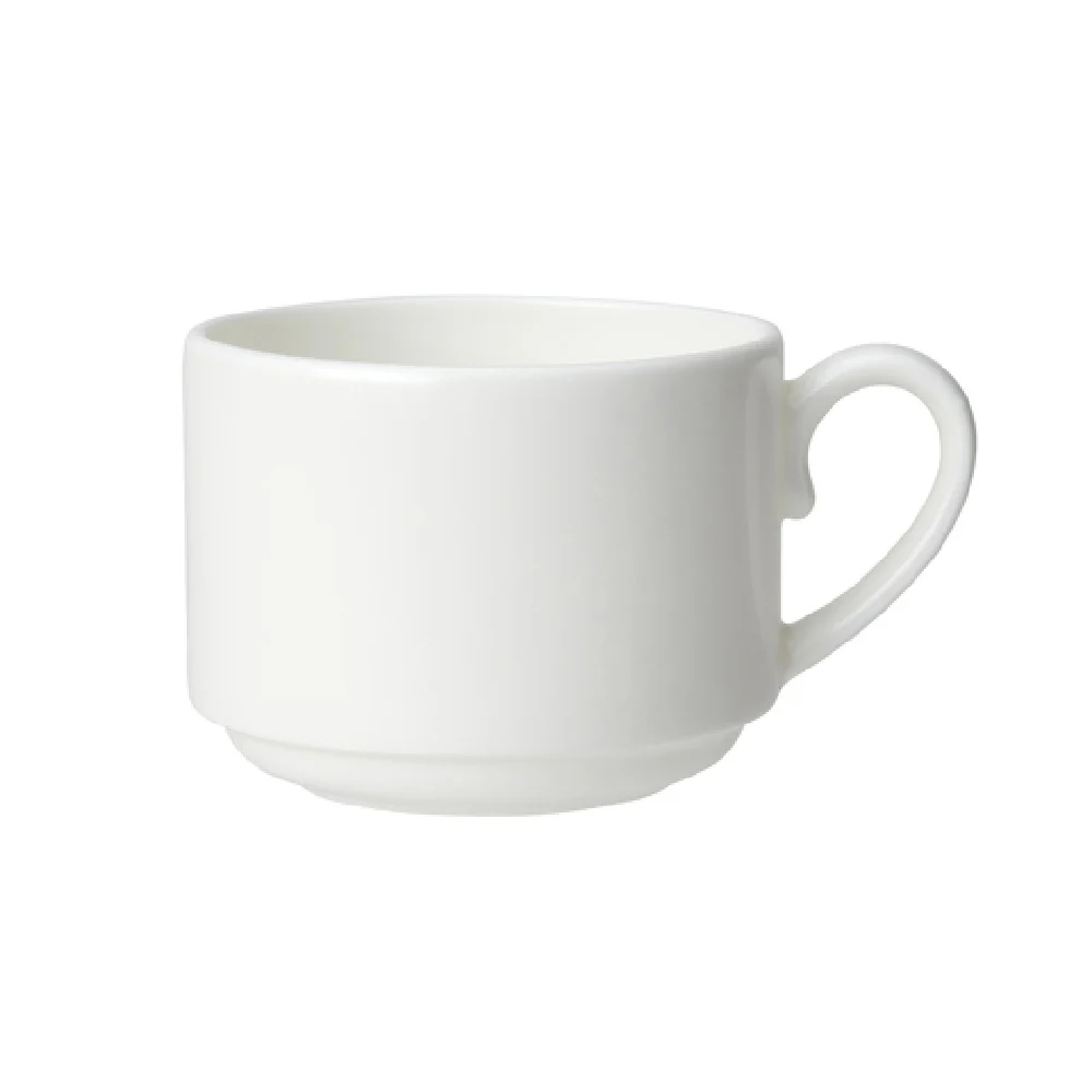 Steelite 82000AND0554 8 Oz Stacking Cup Whiteware Bone China with Efficient Design