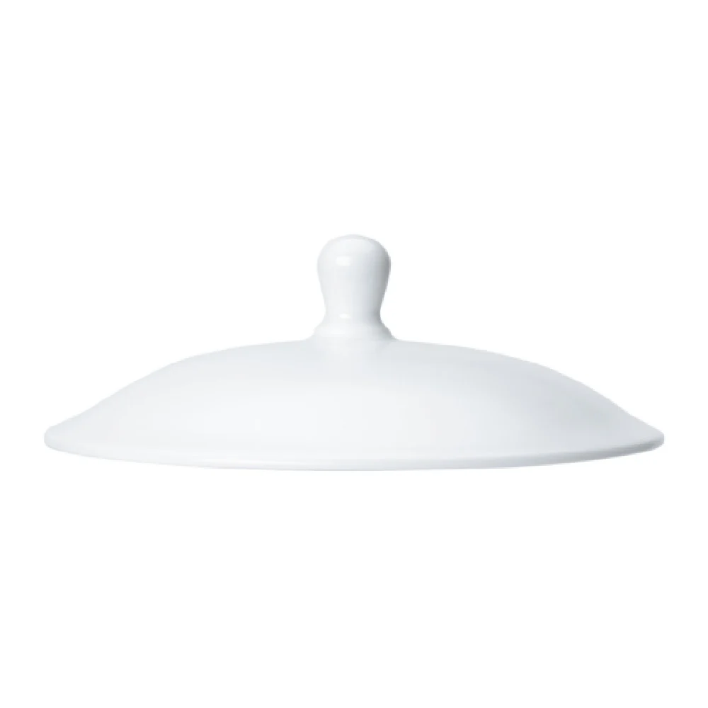 Steelite 82000AND0565 6.375 Inch Noodle Bowl Lid Whiteware 12 Packs