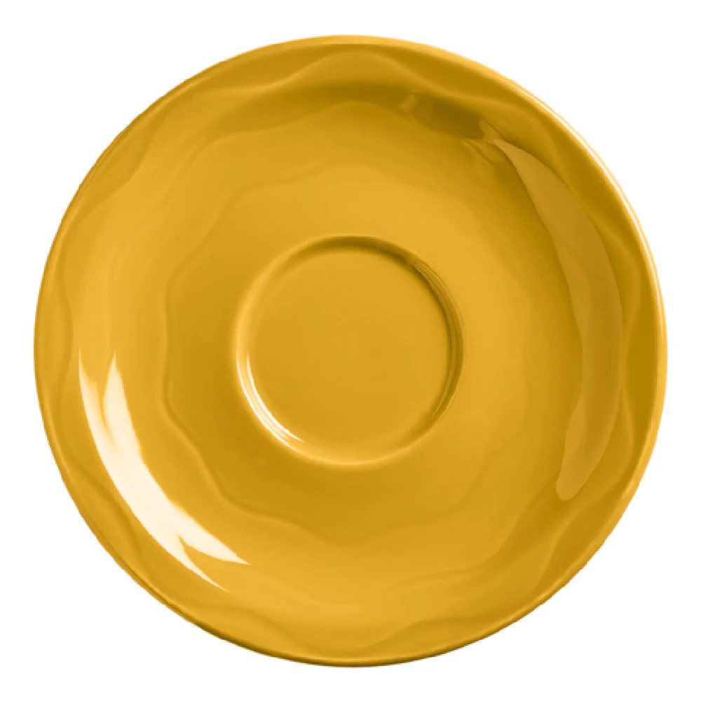 Libbey 903033201 6-1/4 Inch Saucer Round Porcelain with Glazed Foot and Cantina Pattern Libbey 903033201 6-1/4 Inch Saucer Round Porcelain with Glazed Foot and Cantina Pattern