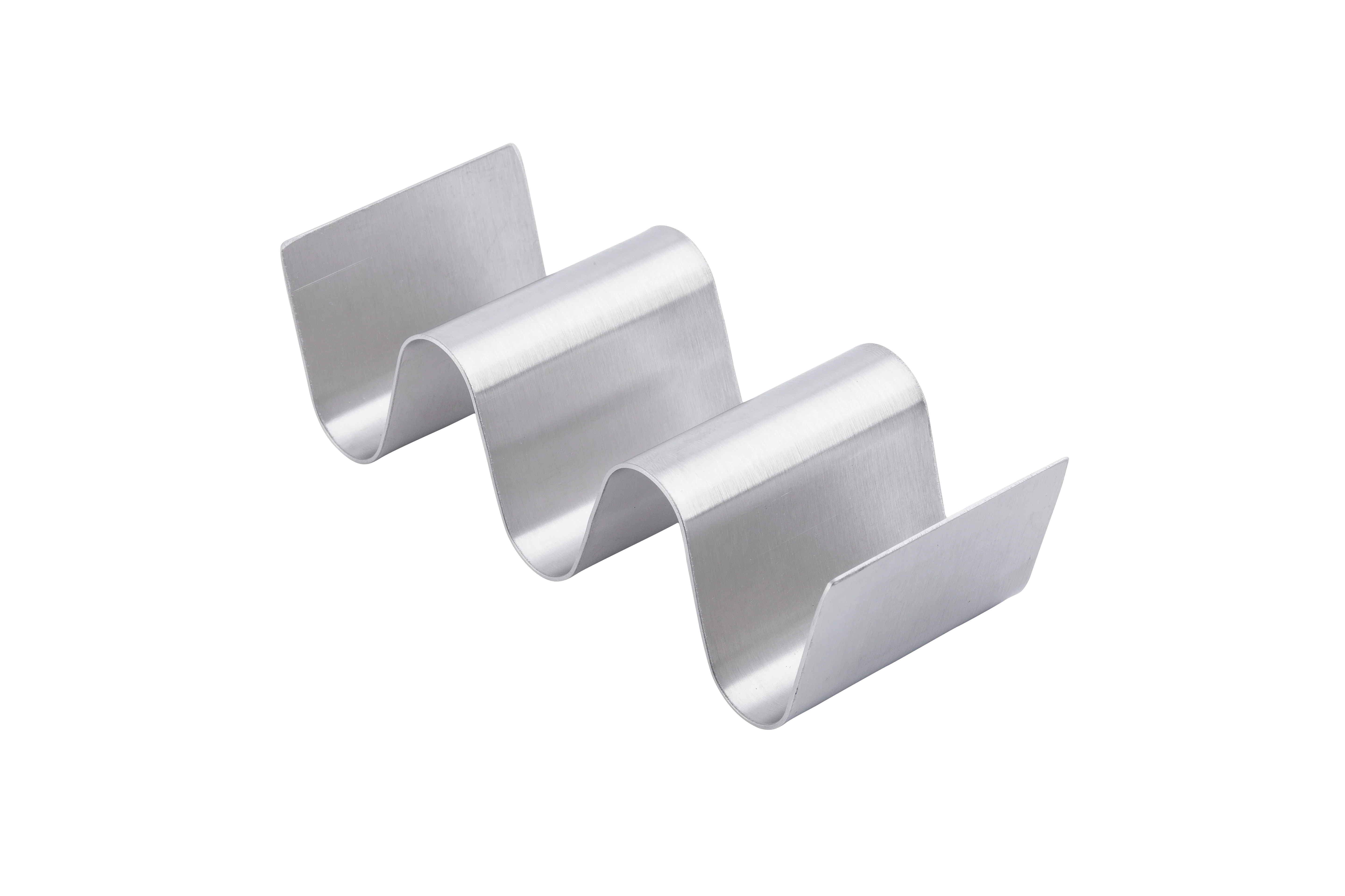Tablecraft TRS23 2-1/4 Inch Solid Taco Taxi Server Holds 2-3 Tacos Stainless Steel Tablecraft TRS23 2-1/4 Inch Solid Taco Taxi Server Holds 2-3 Tacos Stainless Steel