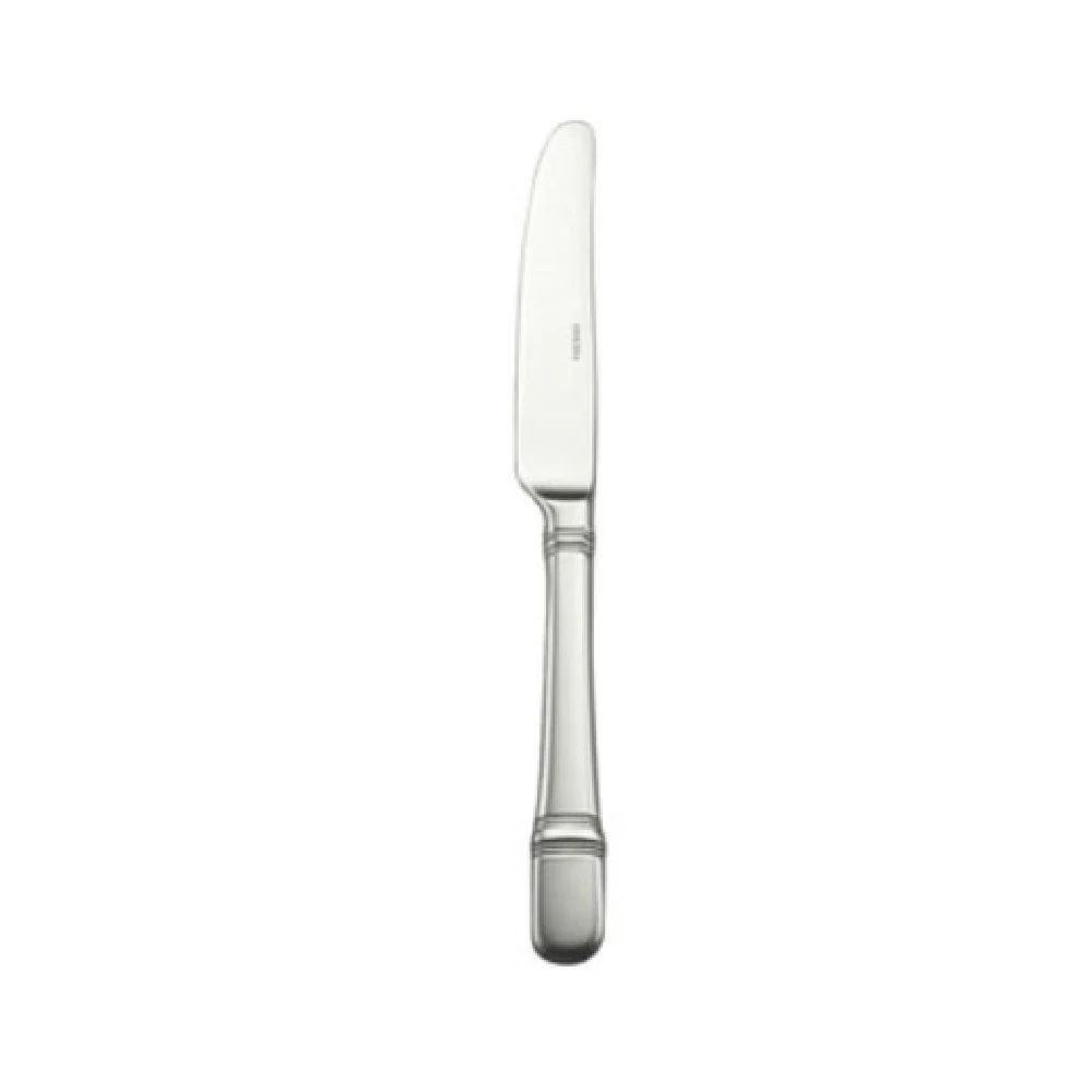 1880 Hospitality 1119KDNF 9-3/8 Inch Banded Teardrop Handle Dinner Knife Silver-plated