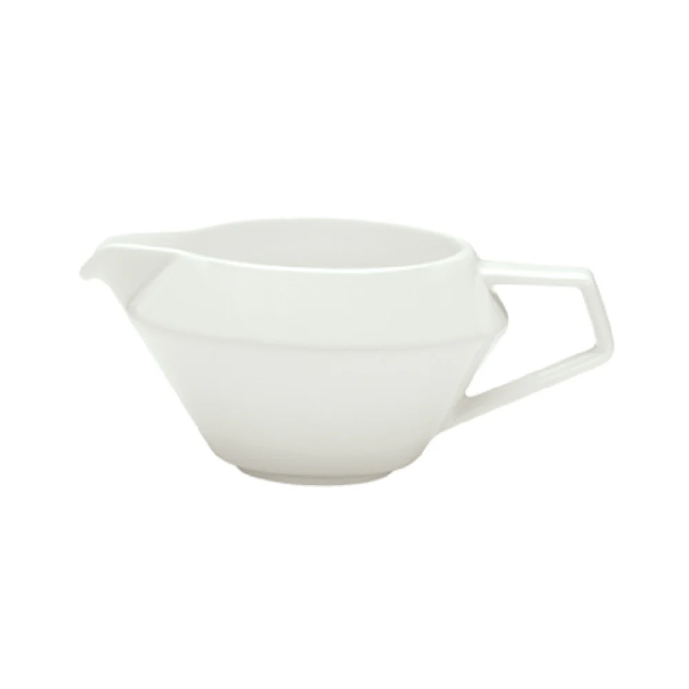 Libbey 9403810 3-3/4 Oz Sauce Boat with Connect Pattern Porcelain