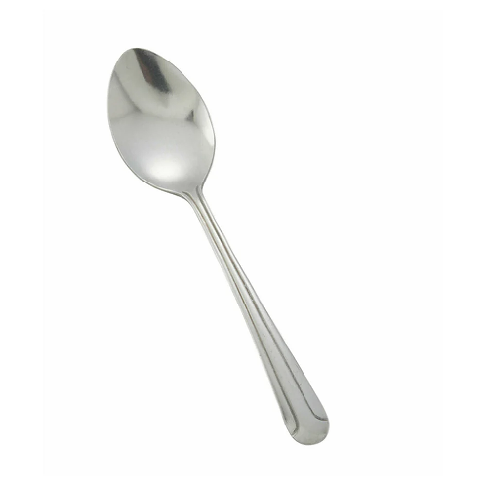 Winco 0014-03 7 Inch Dinner Spoon Heavy Weight Vibro Finish 18/0 Stainless Steel