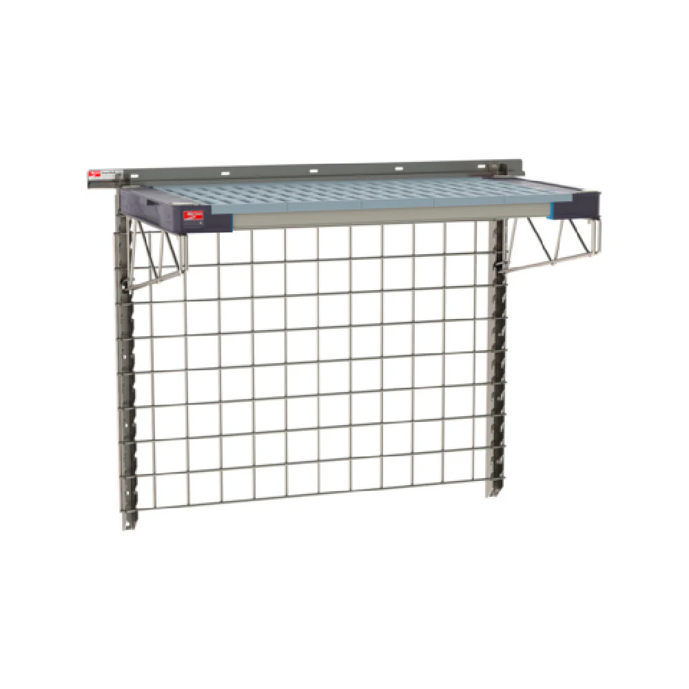 Metro SW-1836S4-30-BASE SmartWall Life Station Base Kit Type 304 Stainless Steel Components: (1) Wall Track Metro SW-1836S4-30-BASE SmartWall Life Station Base Kit Type 304 Stainless Steel Components: (1) Wall Track
