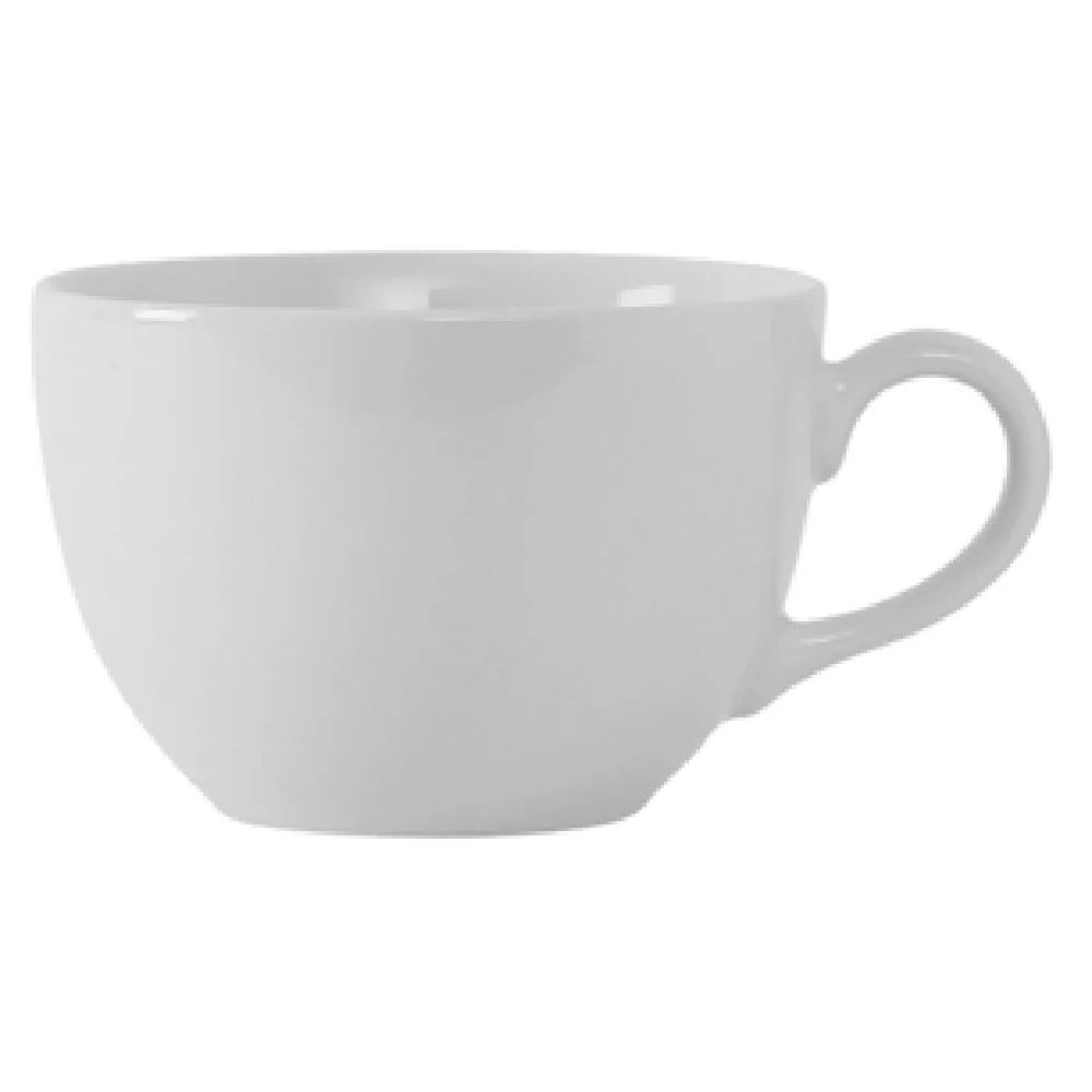 Tuxton VPF-1002 10 Oz Cup Porcelain White Case of 36 Dishwasher Safe