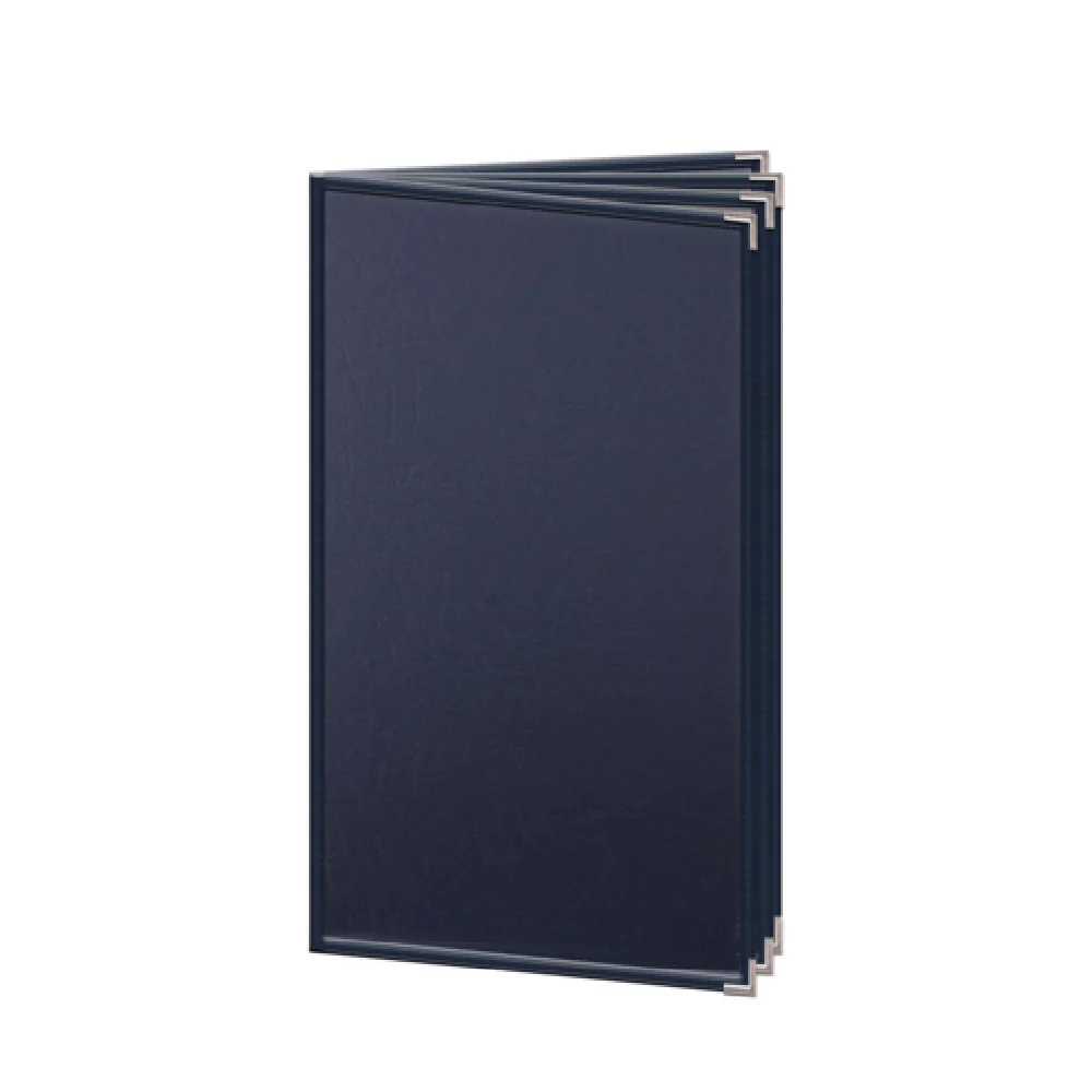 Risch 2006 8.5X14 Menu Cover 8-1/2 Inch x 14 Inch with Metal Corners Packs of 25 Risch 2006 8.5X14 Menu Cover 8-1/2 Inch x 14 Inch with Metal Corners Packs of 25