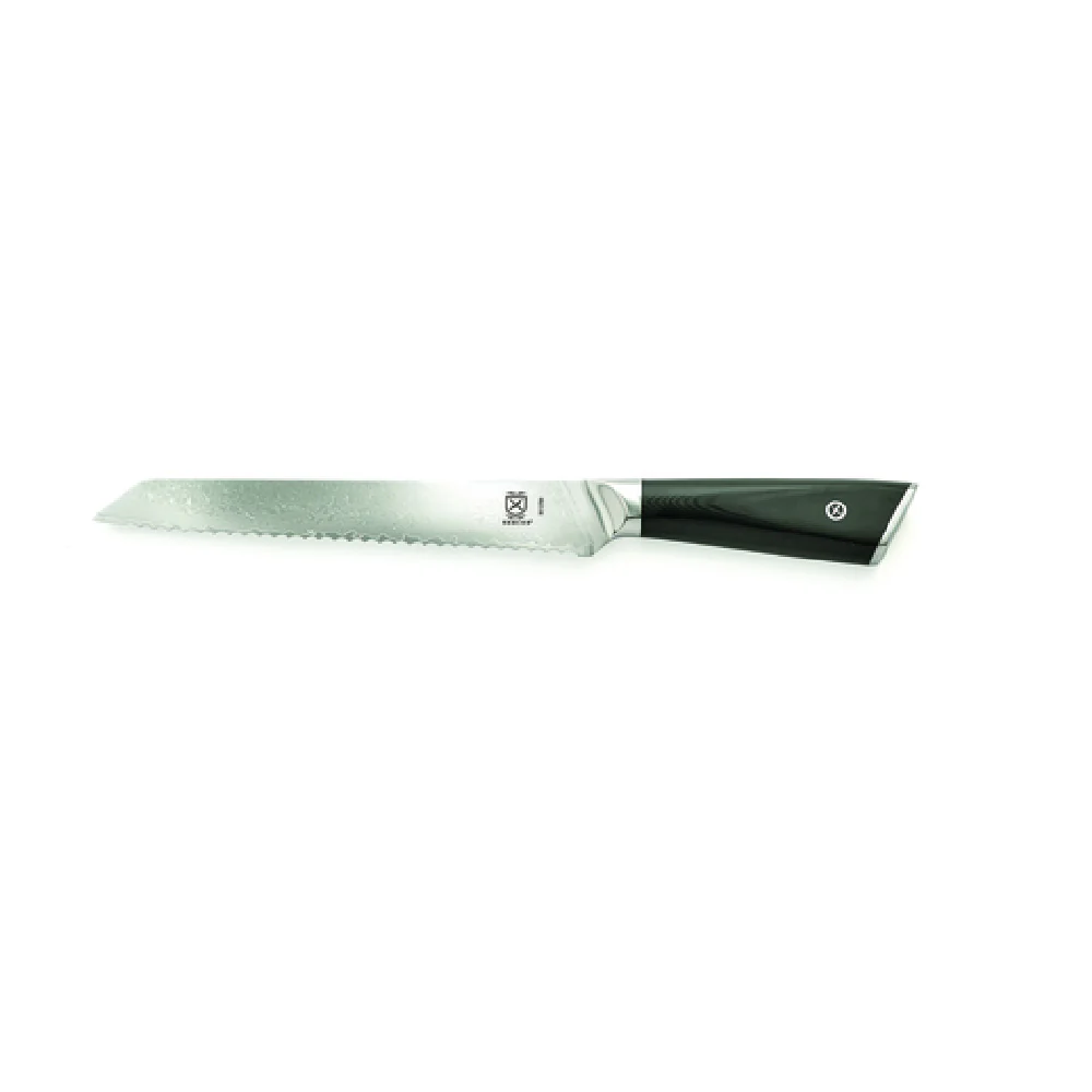 Mercer Culinary M13789 8 Inch Wavy Edge Knife G10 Handle Super Steel Damascus