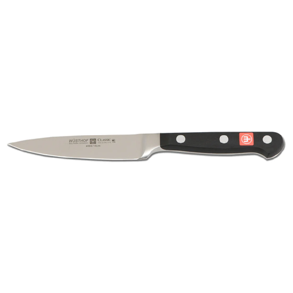 JB Prince W402 3.5 3-1/2 Inch Spear Point Paring Knife Plastic Handle Black High Carbon Stainless Steel JB Prince W402 3.5 3-1/2 Inch Spear Point Paring Knife Plastic Handle Black High Carbon Stainless Steel