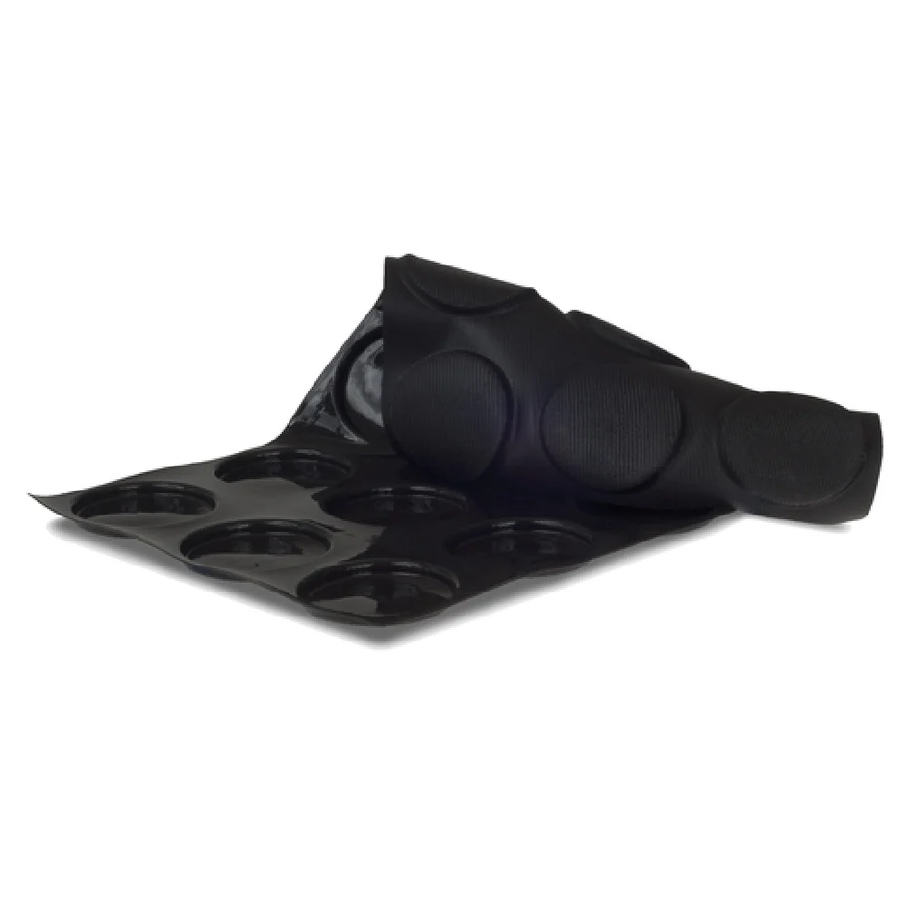 JB Prince M370 H 23 Inch Demarle Flexipan Mold Florentine Non-Stick Black Silicone