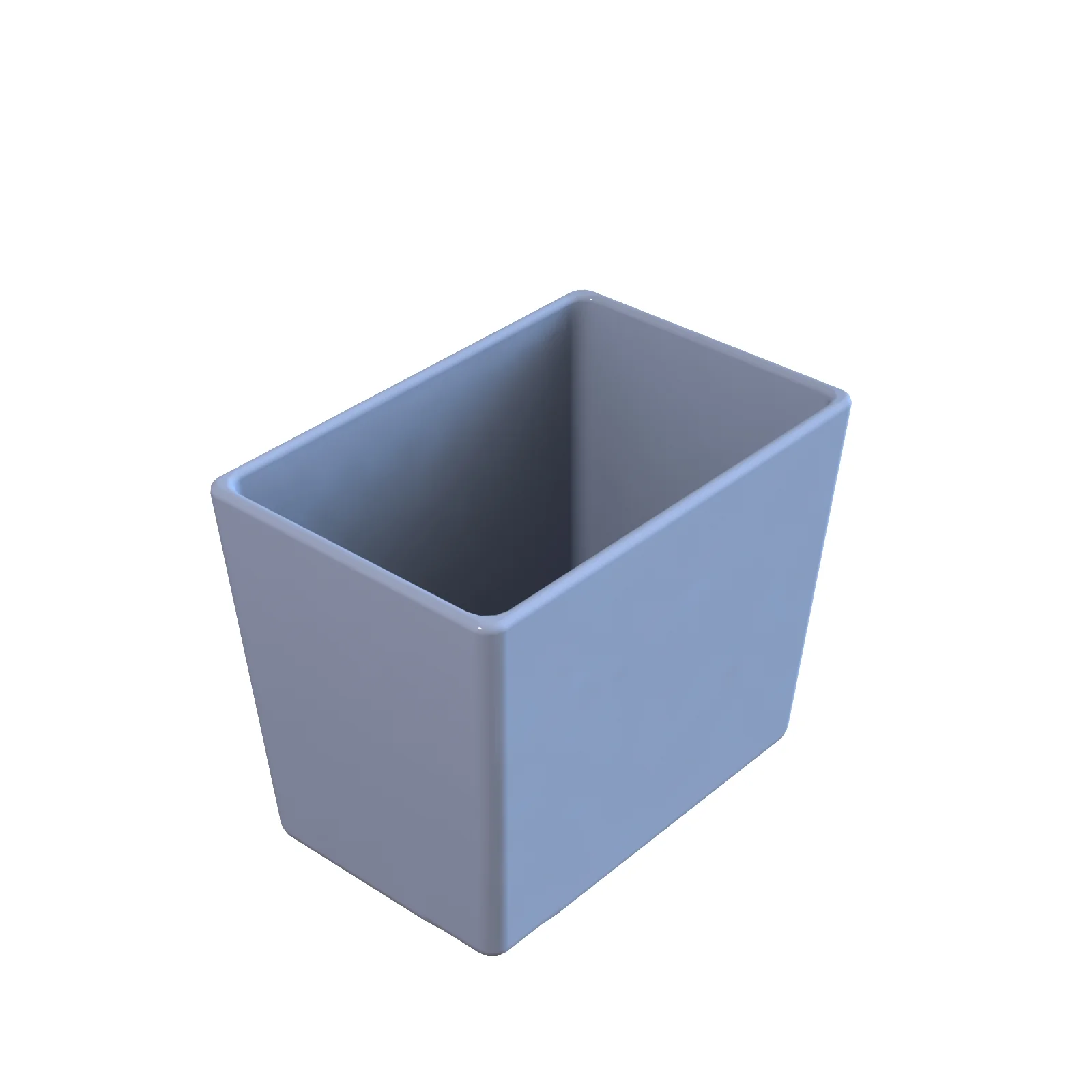 Tablecraft CW5022PB 1-5/8 Quarts Cold Food Pan Aluminum Pigeon Blue