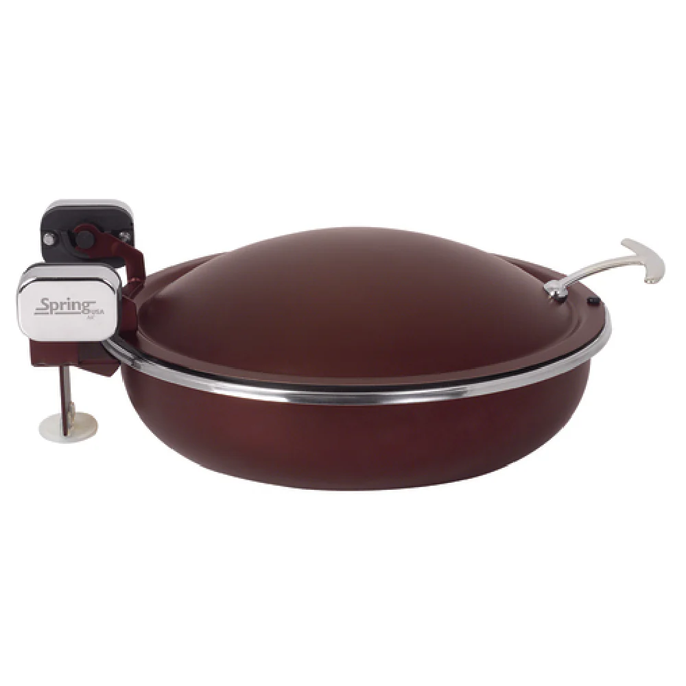Spring USA 2382-397/36 15 Inch Induction Sauteuse Merlot Gold Accents Spring USA 2382-397/36 15 Inch Induction Sauteuse Merlot Gold Accents