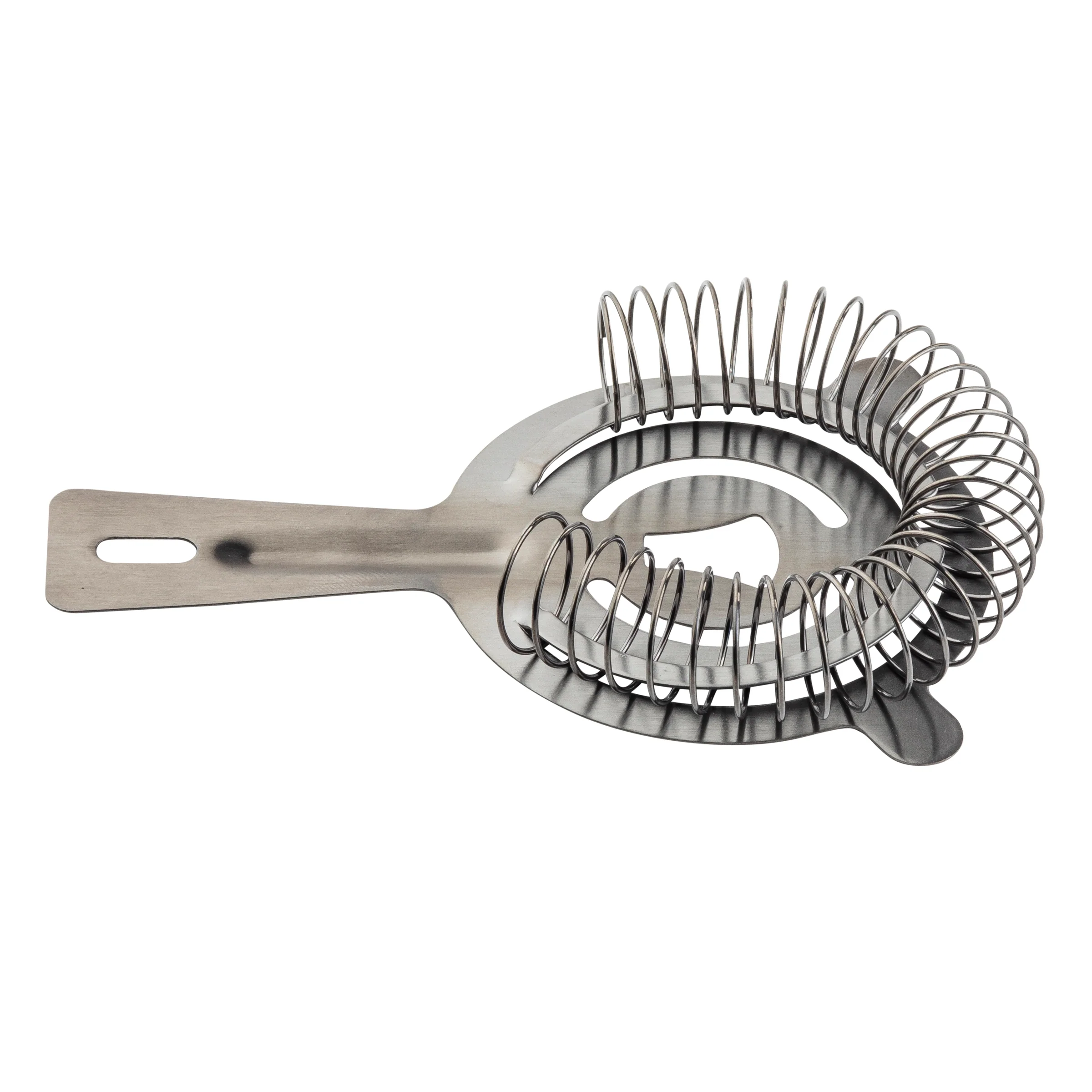 Tablecraft 11825 5.75 Inch Bar Strainer Dual Prong Stainless Steel Gunmetal Tablecraft 11825 5.75 Inch Bar Strainer Dual Prong Stainless Steel Gunmetal