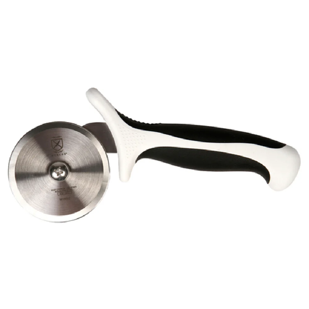 Mercer Culinary M18602WH 2-3/4 Inch Pizza Cutter High-carbon Steel with Ergonomic Handle White