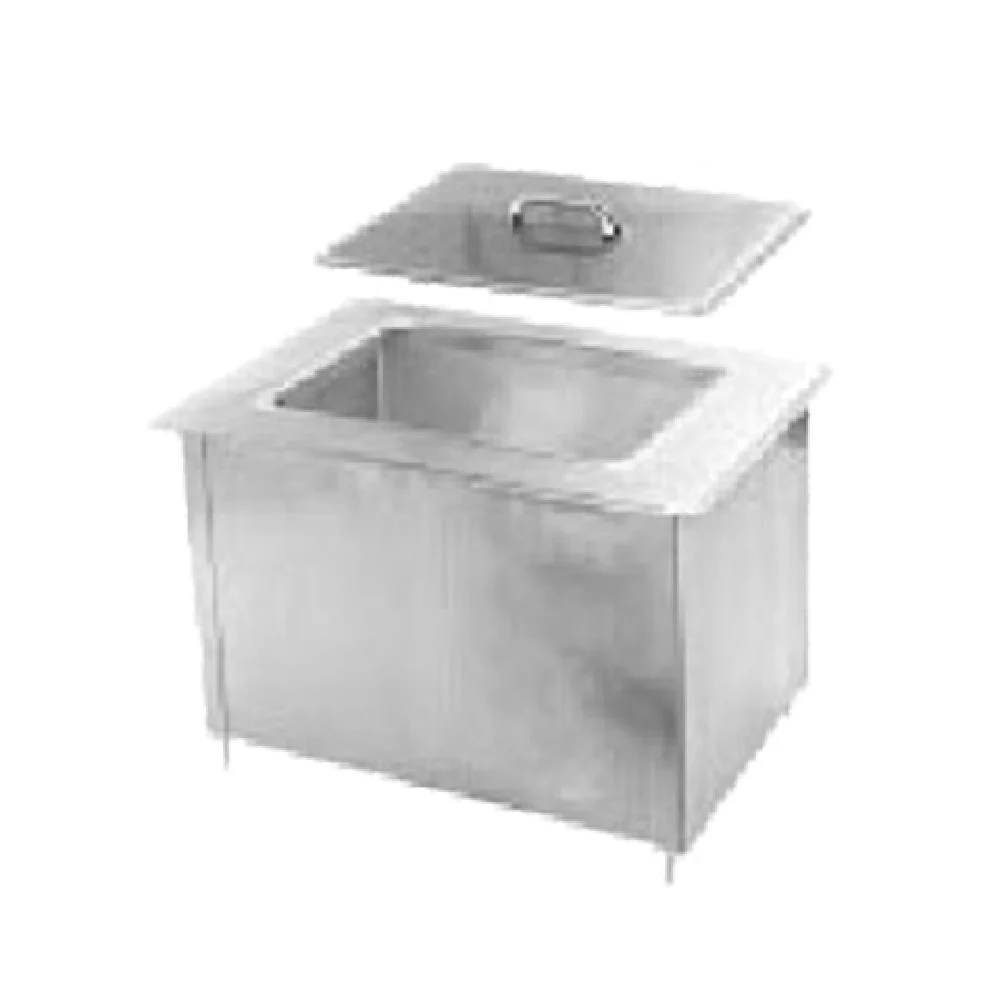 Randell 9510IC 21-1/4 Inch Ice Bin Insulated Stainless Steel with Removable Cover Randell 9510IC 21-1/4 Inch Ice Bin Insulated Stainless Steel with Removable Cover