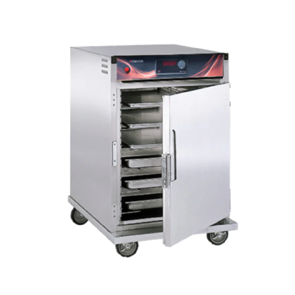 Cres Cor H137SUA6D 29 Inch Mobile Heated Cabinet Insulated Stainless Steel with Swivel Casters