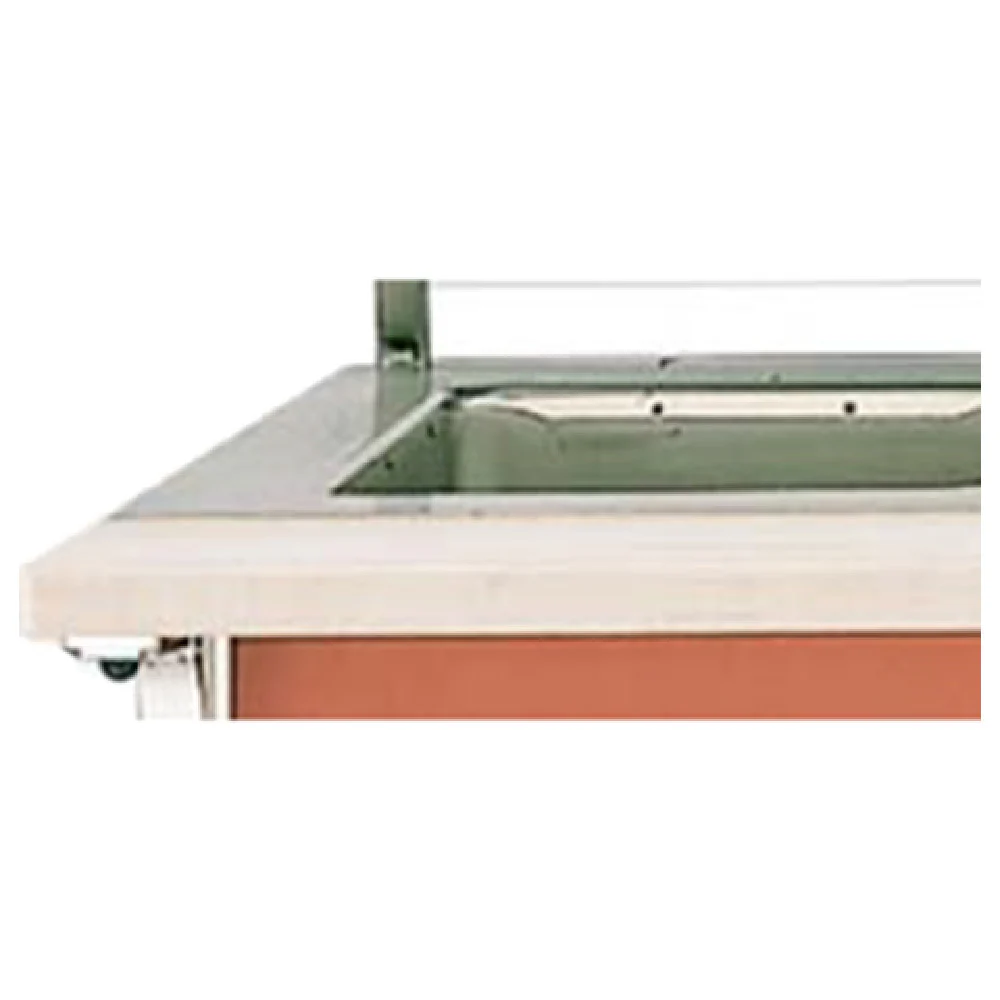Vollrath 37561-2-O 46 Inch Operator Side Cutting Board with Stainless Steel Countertops