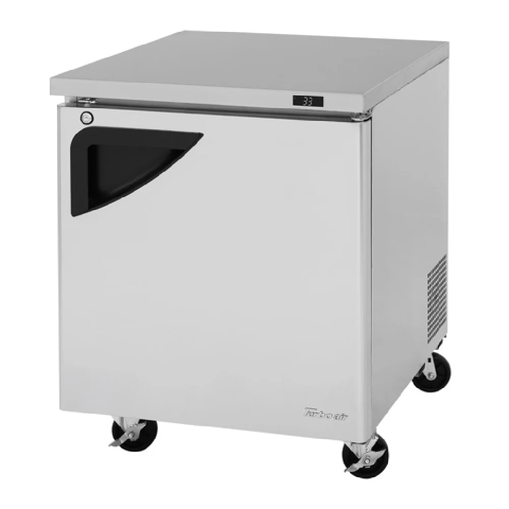 Turbo Air TUR-28SD-N(-L) 27-1/2 Inch Undercounter Refrigerator 6.8 cu ft Electric Stainless Steel Turbo Air TUR-28SD-N(-L) 27-1/2 Inch Undercounter Refrigerator 6.8 cu ft Electric Stainless Steel