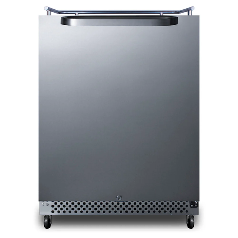 Summit SBC696OSNK 24 Inch Beer Kegerator Indoor and Outdoor Stainless Steel Summit SBC696OSNK 24 Inch Beer Kegerator Indoor and Outdoor Stainless Steel