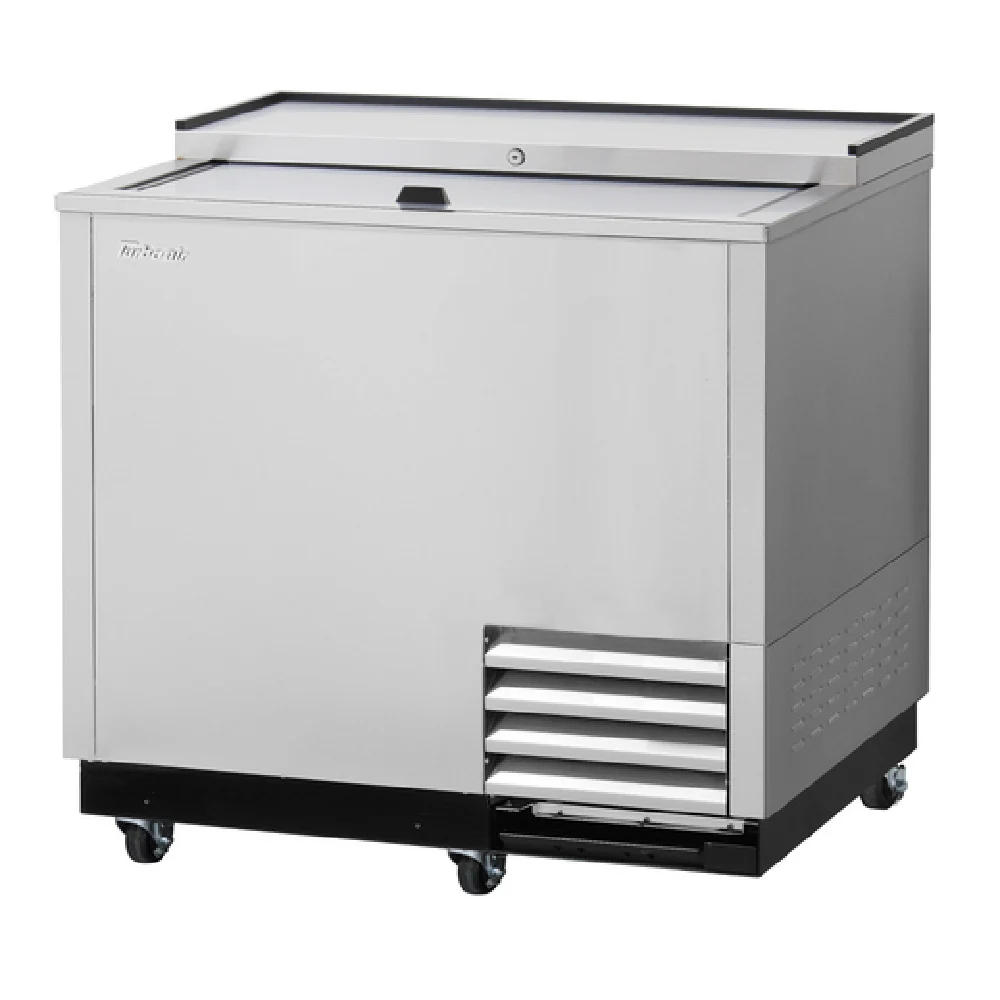 Turbo Air TBC-36SD-GF-N 37 Inch Super Deluxe Glass Froster with Sliding Lid Turbo Air TBC-36SD-GF-N 37 Inch Super Deluxe Glass Froster with Sliding Lid