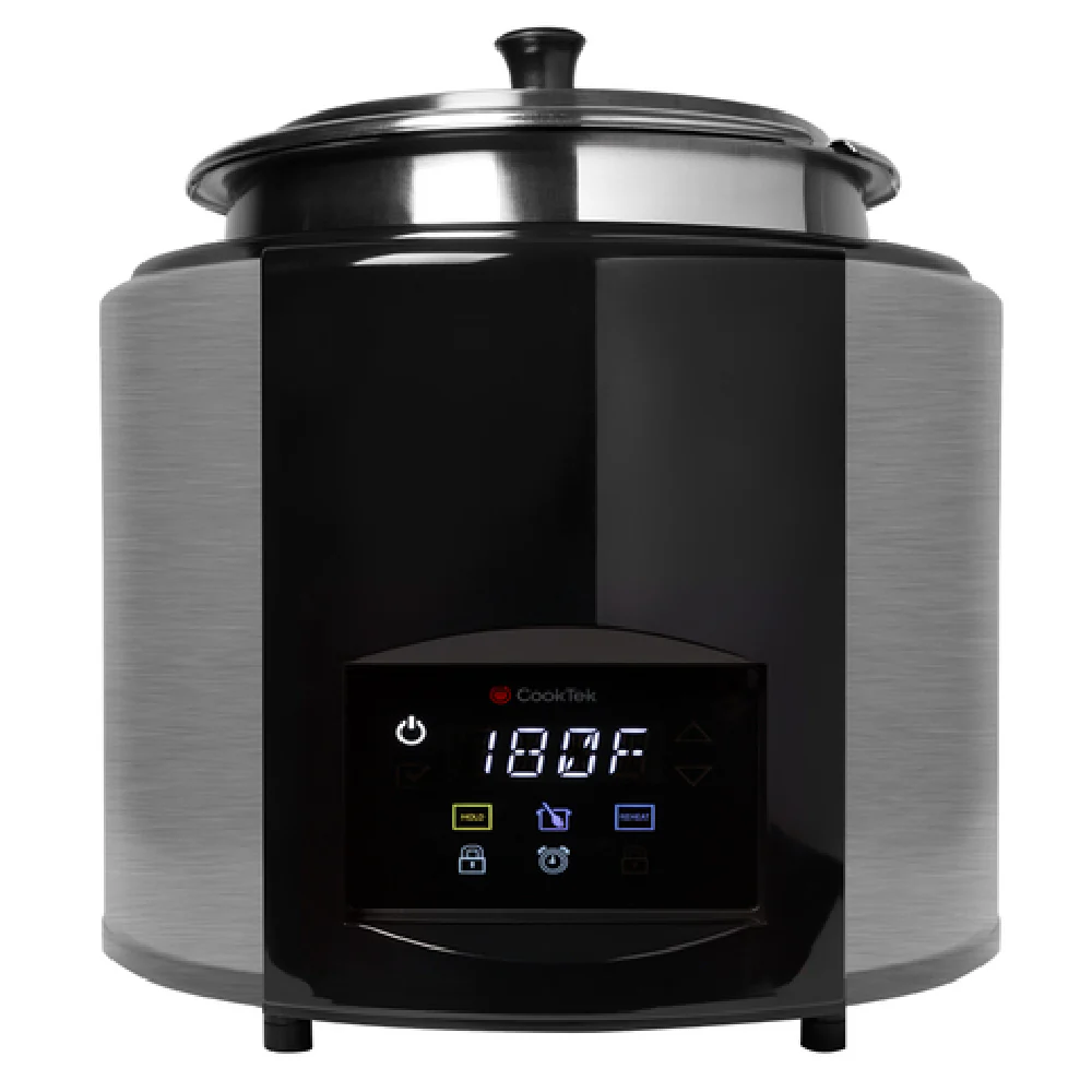 Cooktek 676101-GREEN 11 Quart Induction Soup Kettle with Tureen and Lid Cooktek 676101-GREEN 11 Quart Induction Soup Kettle with Tureen and Lid