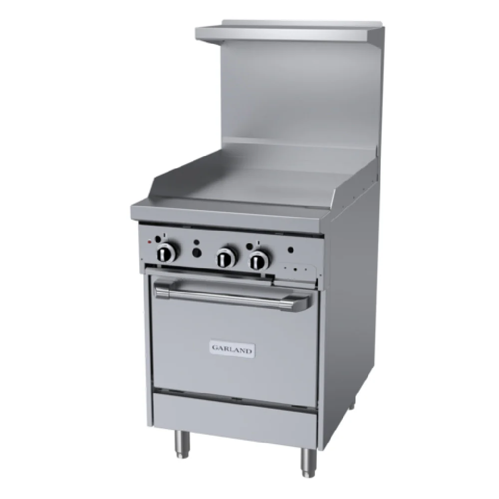 Garland GFE24-G24L_LP 24 Inch Gas Range with Griddle 68,000 BTU