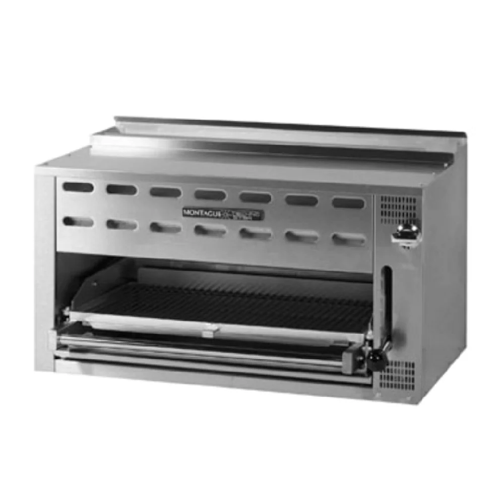 Montague Company SB36-W 36 Inch Gas Salamander Broiler with Full-Flow Burners 32000 BTU