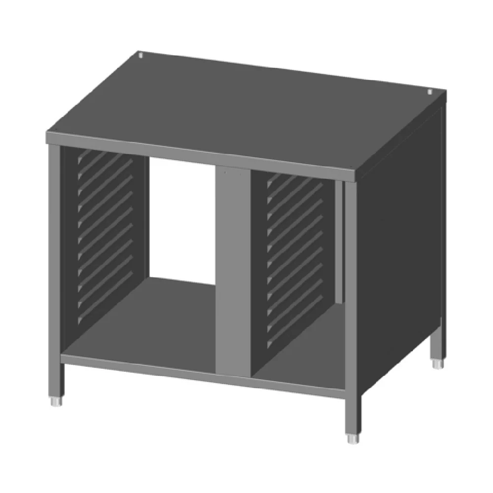 Lainox BSK021 Floor Stand In Stainless Steel With Tray Runners For Oven With Hood