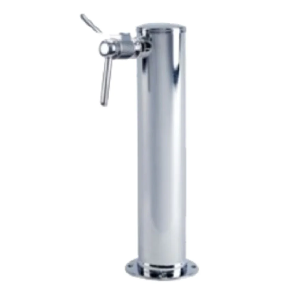 Micro Matic D4743T-W 3 Inch Diameter Countertop Column Wine Font Stainless Steel