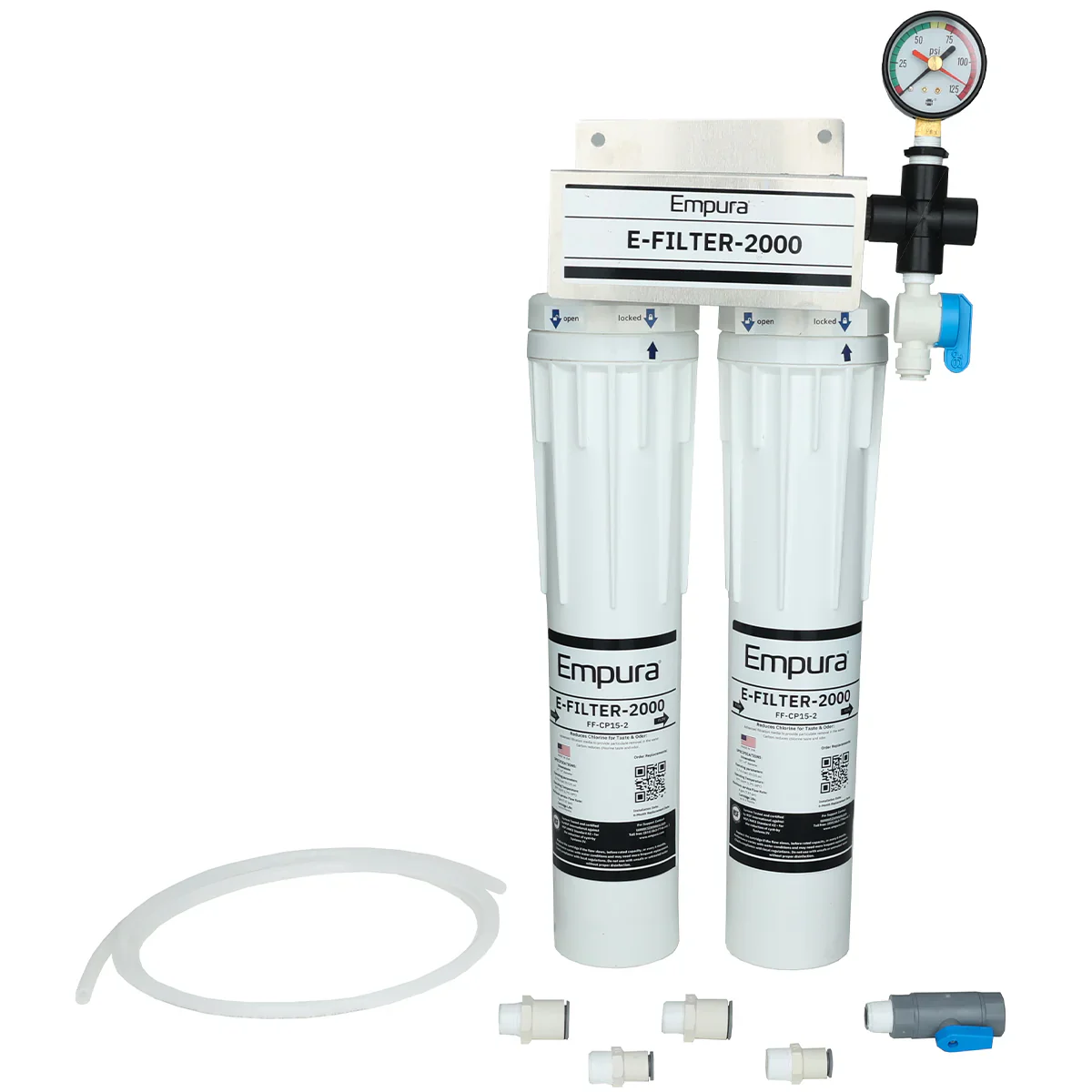 Empura E-FILTER-2000 3 Inch Water Filtration System for Ice Machines with 4 GPM Empura E-FILTER-2000 3 Inch Water Filtration System for Ice Machines with 4 GPM