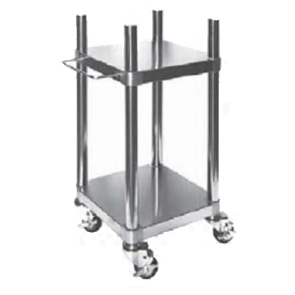 GSW USA ES-RC15 15 Inch Rice Warmer Cart Mobile Stainless Steel with Undershelf