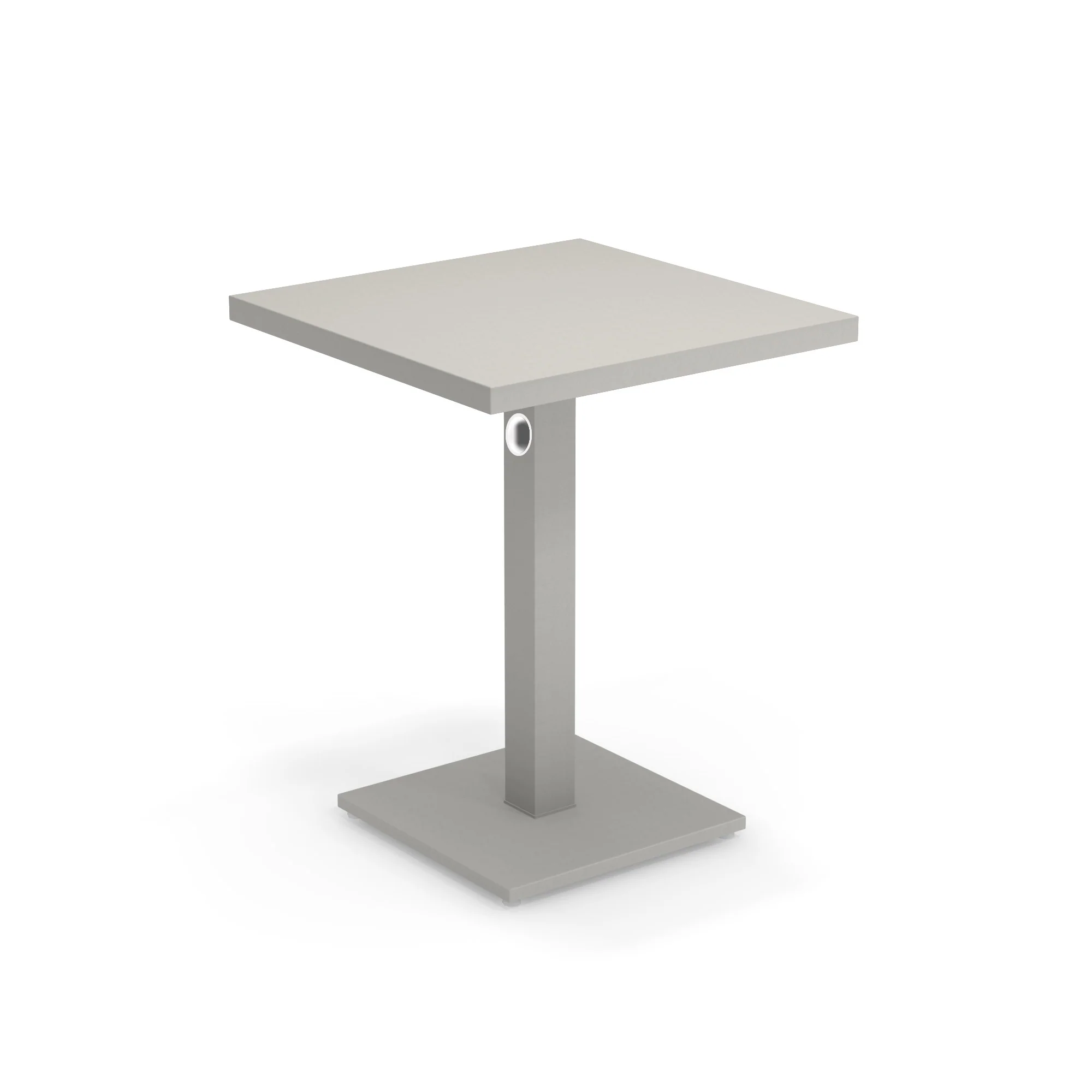 Emuamericas LLC E472K-73 24 Inch Lock Table Square Outdoor Steel and Powder Coated