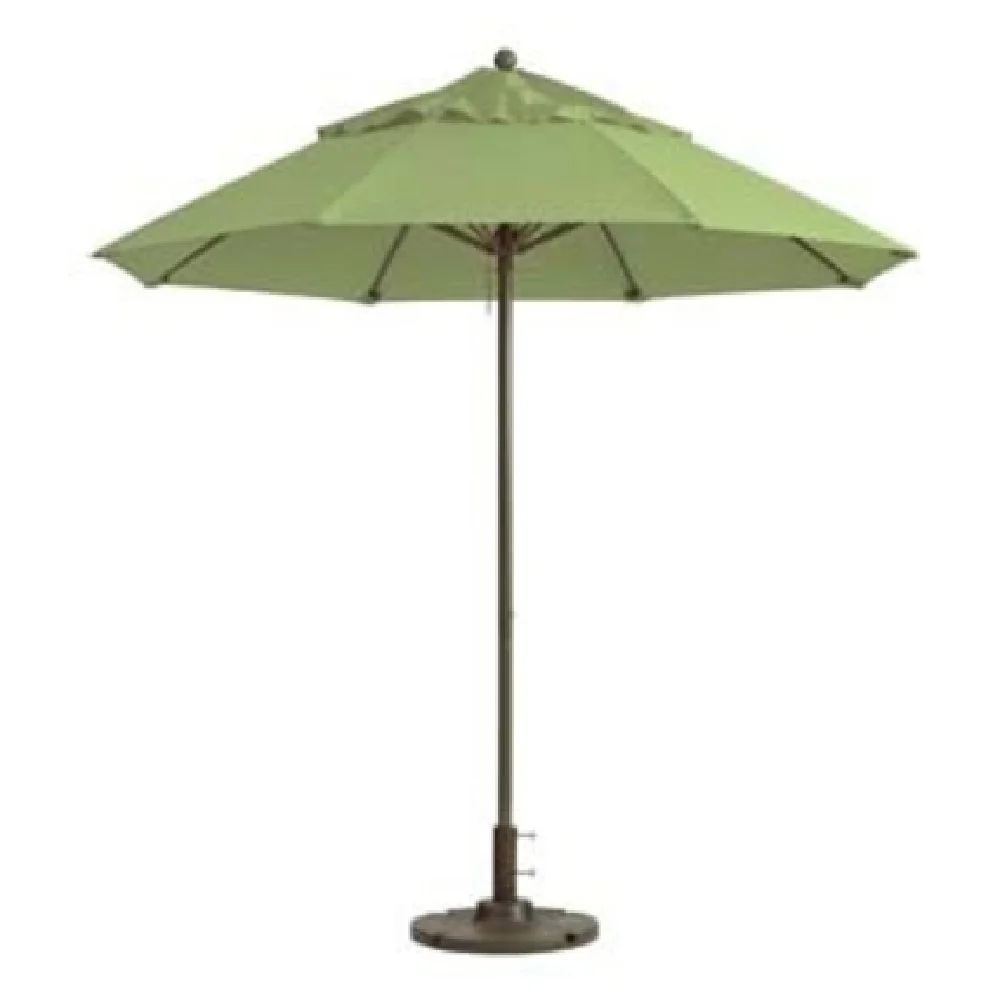 Grosfillex 98842431 9 Ft Round Top Umbrella with Aluminum Pole Pistachio Grosfillex 98842431 9 Ft Round Top Umbrella with Aluminum Pole Pistachio