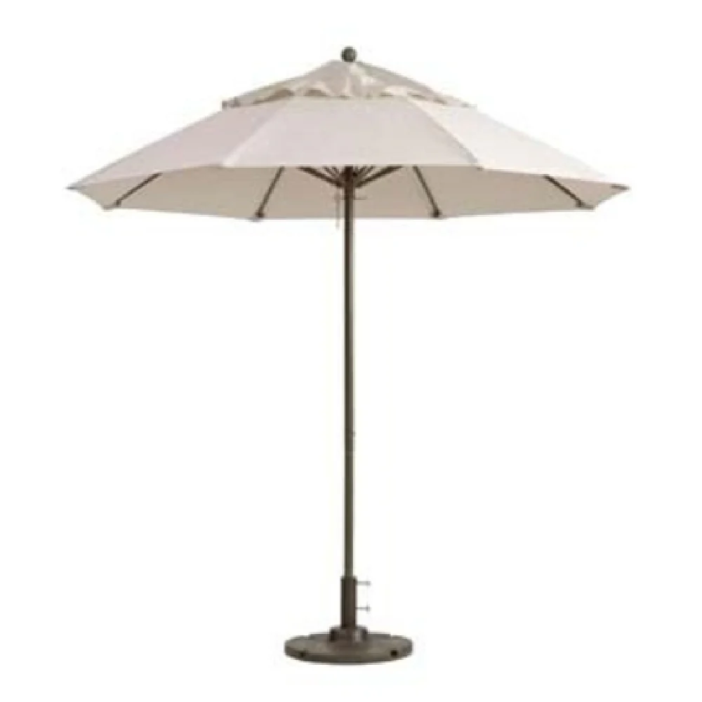 Grosfillex 98342531 7-1/2 Ft Round Top Umbrella with Aluminum Pole and Fabric