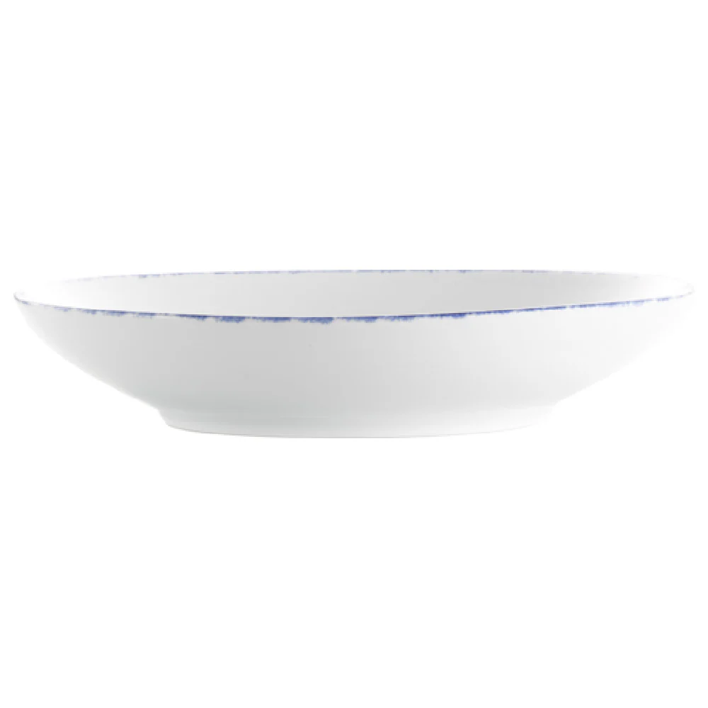International Tableware PR-110-CB 40 Oz Pasta Bowl Round Porcelain European White with Blue International Tableware PR-110-CB 40 Oz Pasta Bowl Round Porcelain European White with Blue