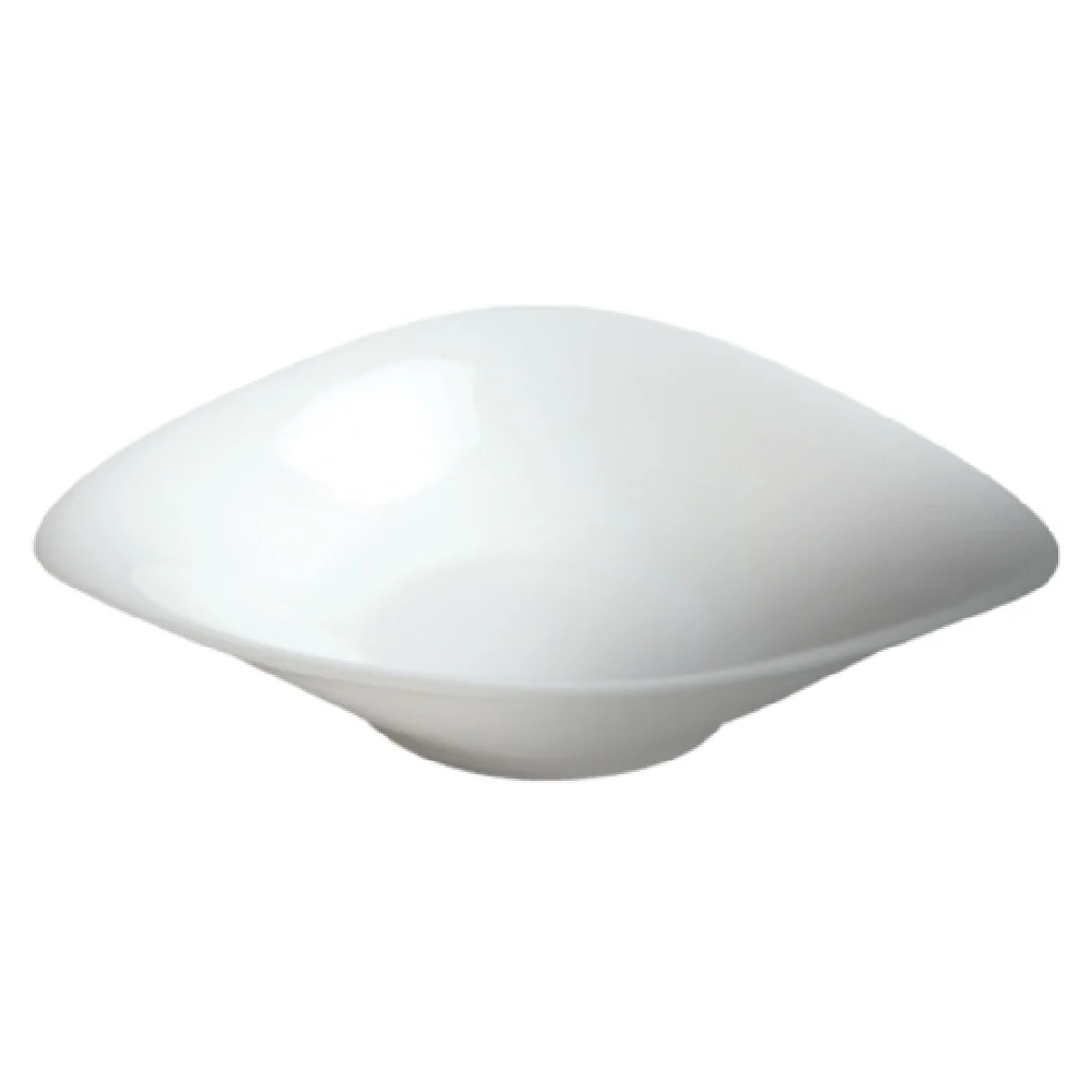 Cameo China 711-82N 7 Oz. Oval Fusion Bowl Ceramic Dishwasher Safe White