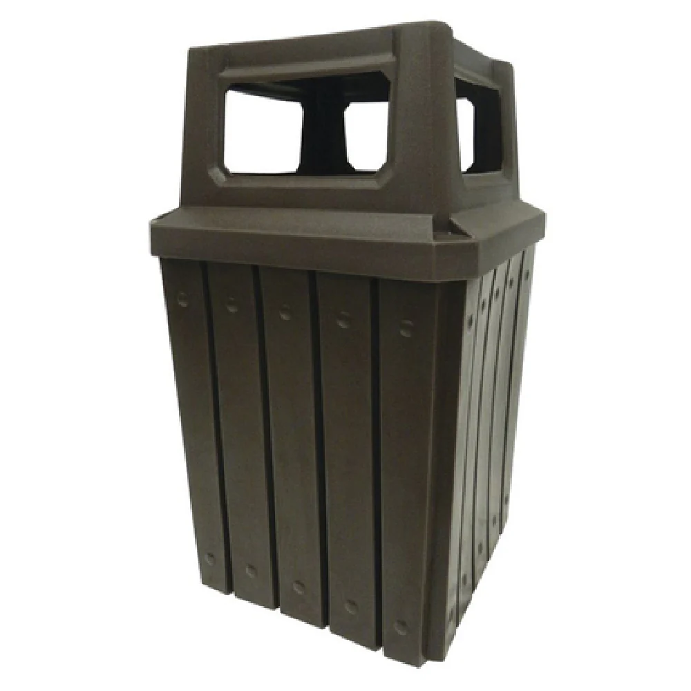 Hubert 77045 Trash Receptacle 52 Gallon 23-1/2 Hubert 77045 Trash Receptacle 52 Gallon 23-1/2