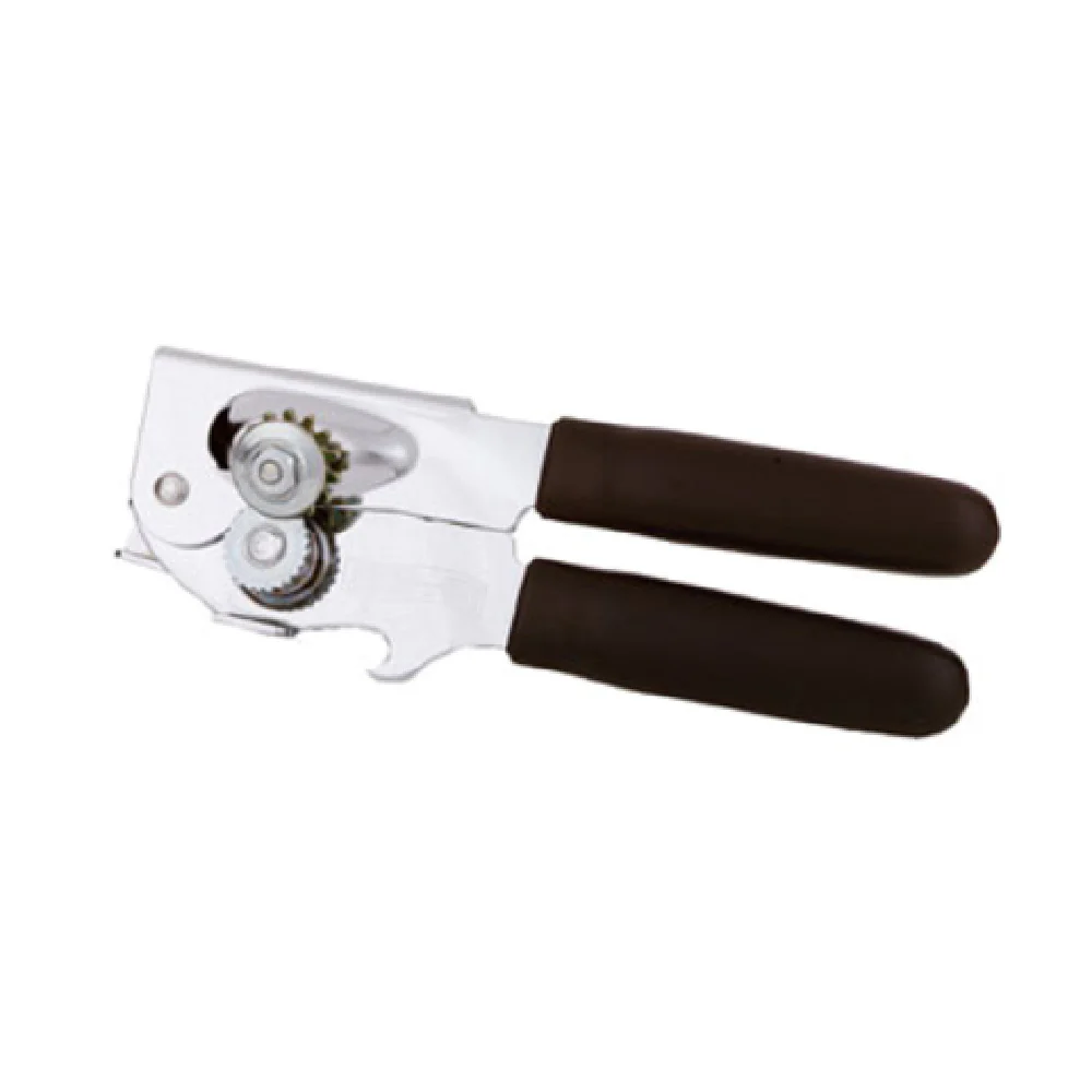 1880 Hospitality 709BK 8 Inch Manual Can Opener Comfort Grip Aluminum Black