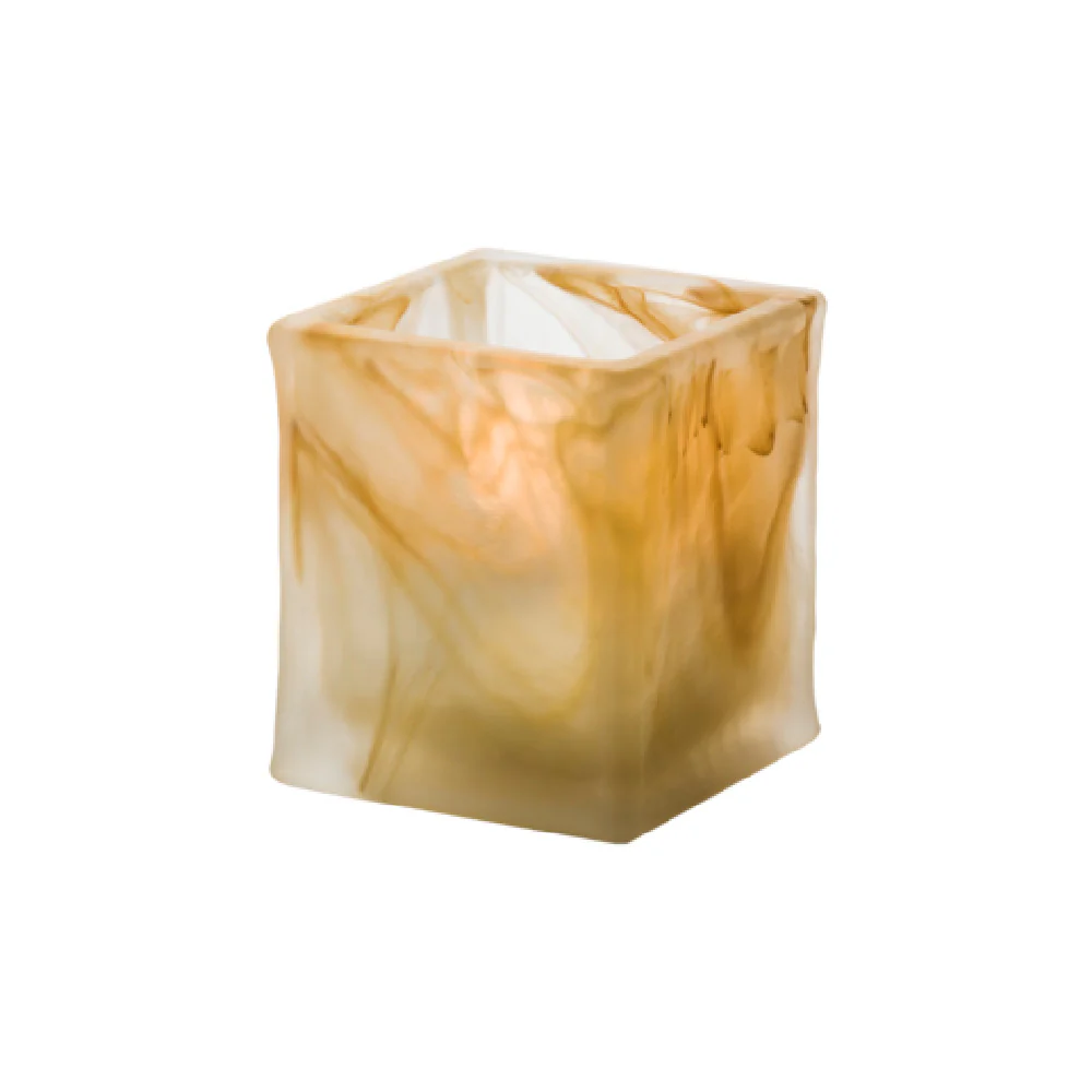 Hollowick 5180CML 2-3/8 Inch Tealight Lamp Glass Caramel wysp Candle Holder Hollowick 5180CML 2-3/8 Inch Tealight Lamp Glass Caramel wysp Candle Holder