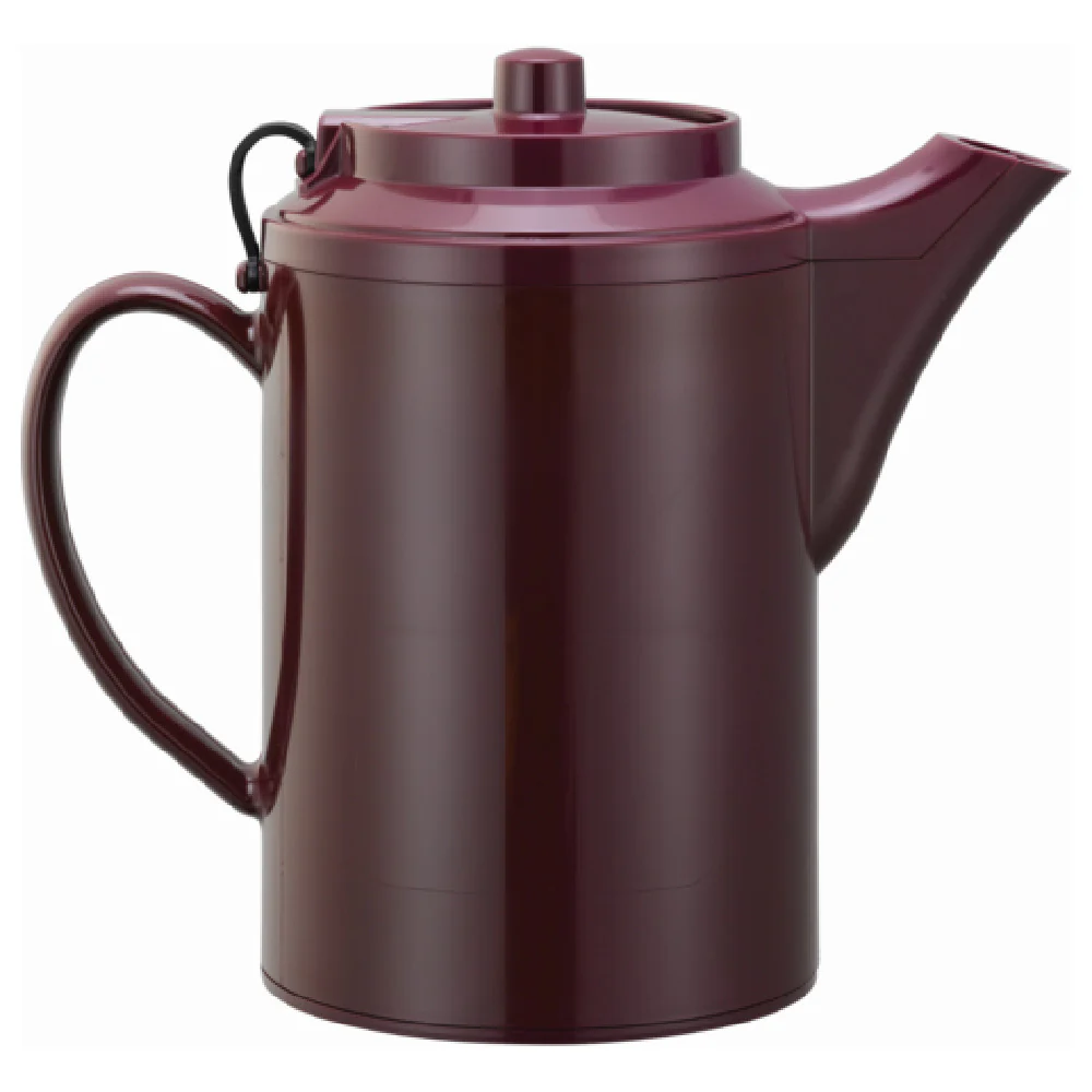Service Ideas TST612BU 3.5 Inch Teapot 16 Oz Double-Wall Insulated Burgundy Service Ideas TST612BU 3.5 Inch Teapot 16 Oz Double-Wall Insulated Burgundy