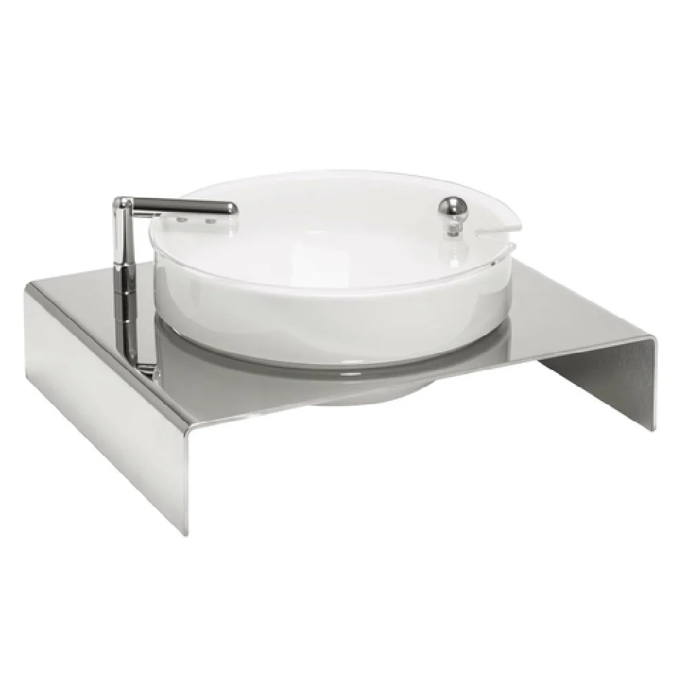 Service Ideas 20A11701 10 Inch Buffet Single Bowl Stainless Steel with Polished Accents Service Ideas 20A11701 10 Inch Buffet Single Bowl Stainless Steel with Polished Accents