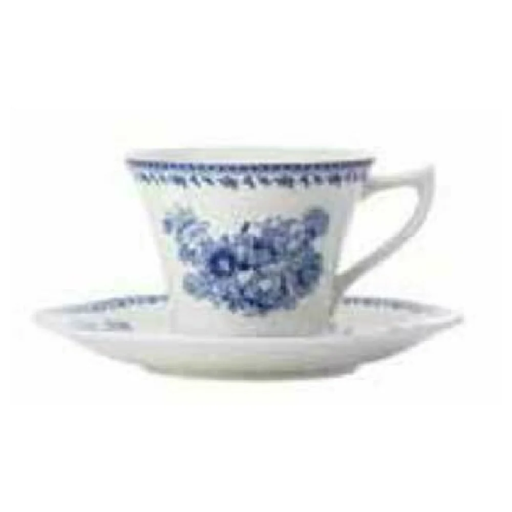 1880 Hospitality L6703061520 6 Oz Teacup Blue Floral Porcelain 1880 Hospitality L6703061520 6 Oz Teacup Blue Floral Porcelain