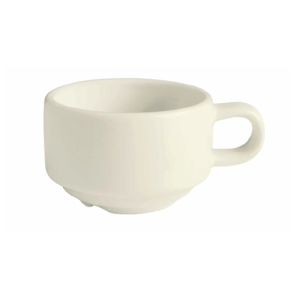 GET Enterprises PA1101904024 2.9 Oz Espresso Cup with Handle Porcelain White