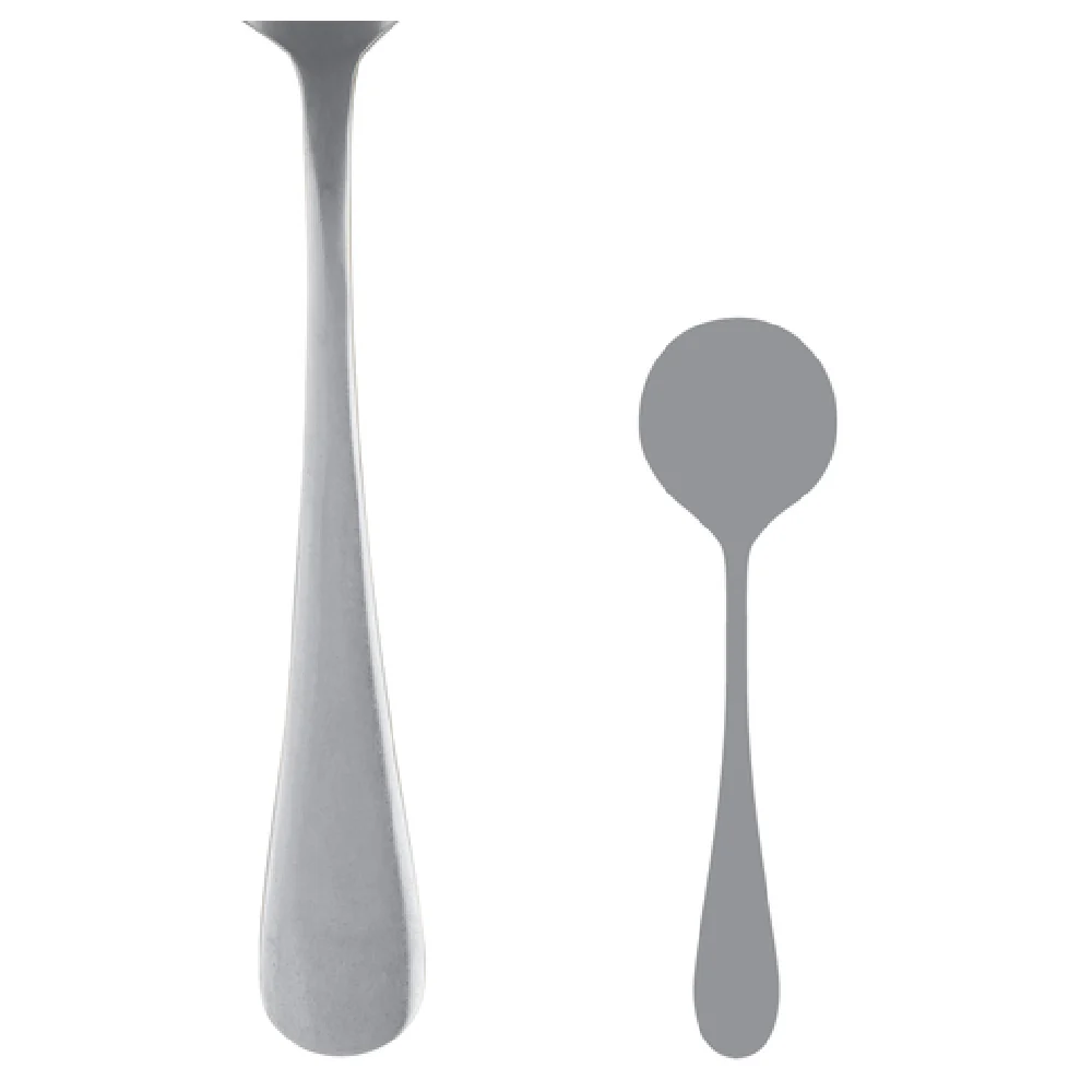 Steelite 5734SX002 7 Inch Bouillon Soup Spoon 18/0 Stainless Steel